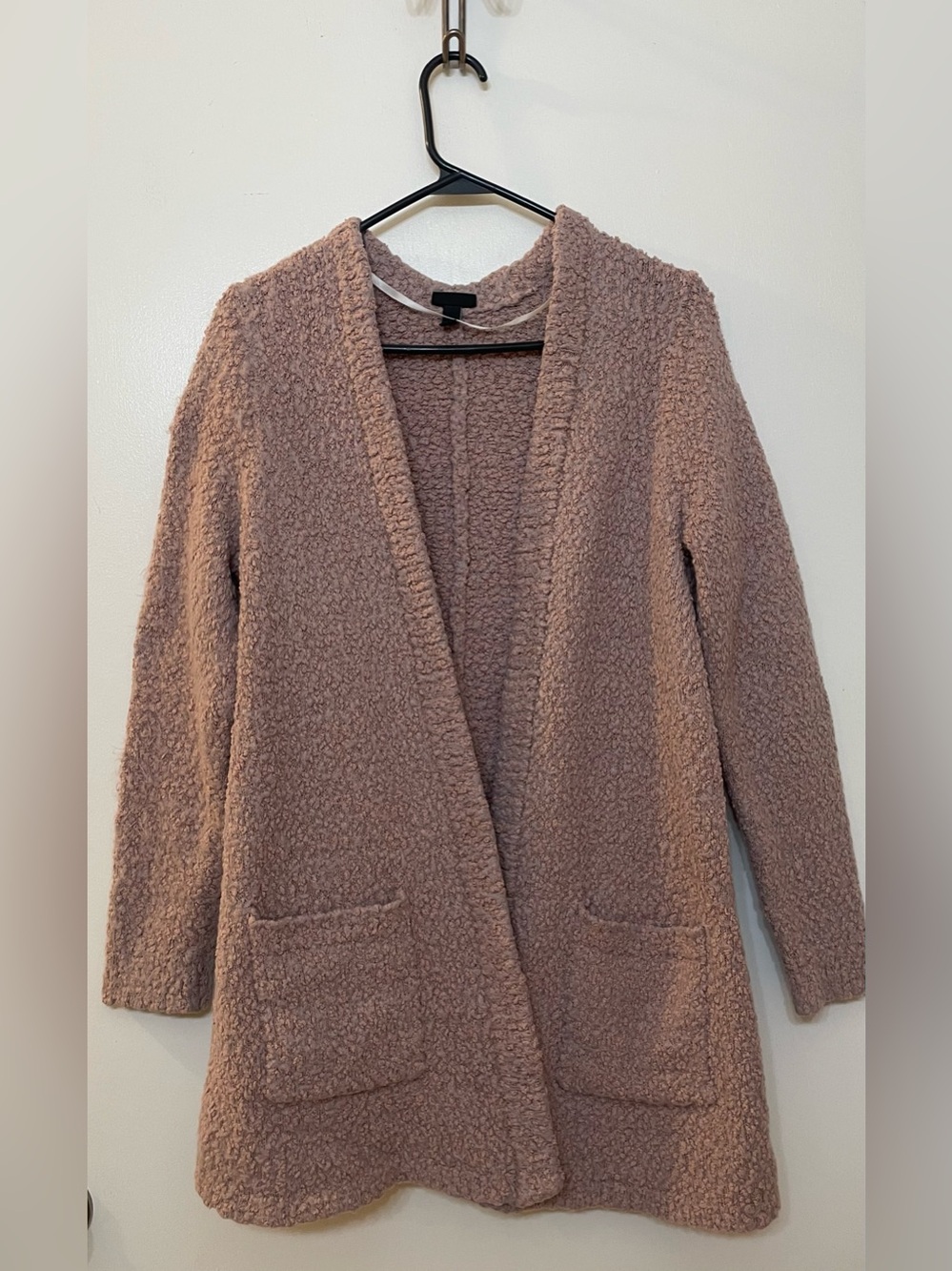 #96a Torrid Women's Brown Solid Knit Open Front Long Sleeve Cardigan Sweater XL
